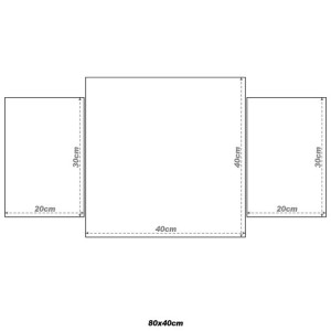 OBRAZ DRUKOWANY  Pole lawendy 80x40