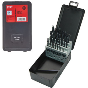 Zestaw 25 wierteł do metalu 1-13mm HSS-R Milwaukee