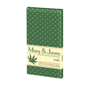 Czekolada mleczna konopna MARY & JUANA z konopi