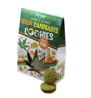Ciastka ciasteczka konopne High Cannabis Euphoria