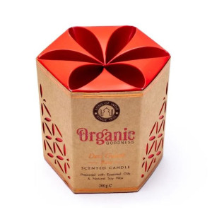 Świeca z wosku sojowego Organic Goodness Rose