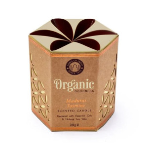 Świeca z wosku sojowego Organic Goodness Jasmine