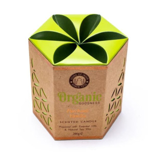 Świeca z wosku sojowego Organic Patchouli Vanilla