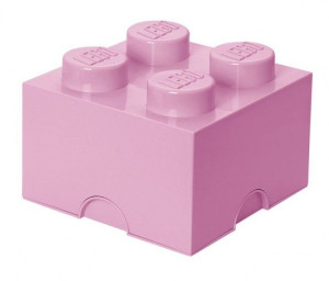 LEGO Storage Brick 4 pojemnik na klocki różowy