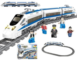 Klocki Pociąg Pasażerski Pendolino Światła Led 474   98227