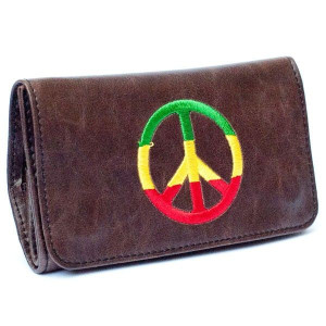Etui na tytoń i akcesoria do palenia La Siesta Tobbacco Pouch wzór PEACE