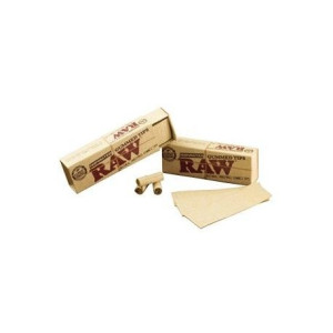 RAW GUMMED gumowane perforowane 33 filterki do jointów gwizdki tips