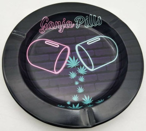 Popielniczka Ganja Pills metalowa