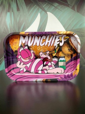 Tacka do jointów Munchies Kot Garfield metalowa 29 x 19 cm