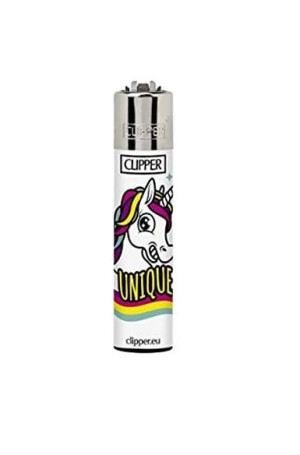 Zapalniczka Clipper wzór UNICORN RAINBOW