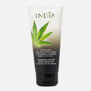 Żel pod prysznic INDIA z olejem z konopi 200 ml