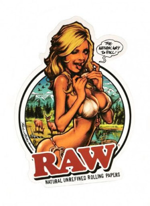 Naklejka RAW Girl Japan Sticker