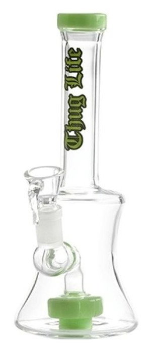 Fajka wodna Thug Life z filtracją szlif 14.5 mm wys. 21 cm 4 kolory