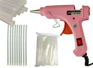 PISTOLET DO KLEJENIA NA GORĄCO+127 lasek kleju-1kg