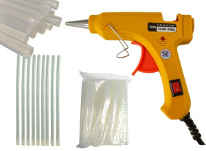 PISTOLET DO KLEJENIA NA GORĄCO+127 lasek kleju-1kg