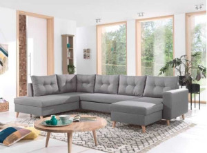 Tapczan SKANDYNAWIA Funkcja Spania Kształt U