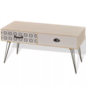 Stolik pod telewizor brązowy 100x40x35 cm