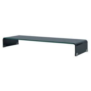 Podstawka pod monitor / telewizor szklana 100x30x13 cm