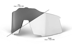 Szkła do okularów 100% SPEEDCRAFT Photochromic Clear/Smoke Lens (Szkła Foto