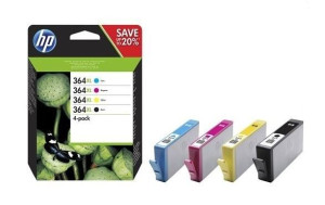 Zestaw 4x Tusze do drukarki HP No.364 XL 4PACK