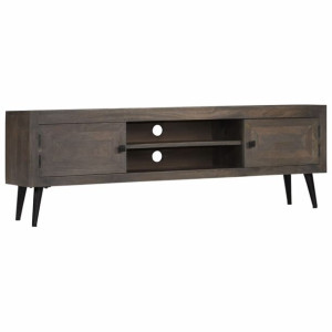 Szafka pod telewizor, lite drewno mango, 140 x 30 x 45 cm