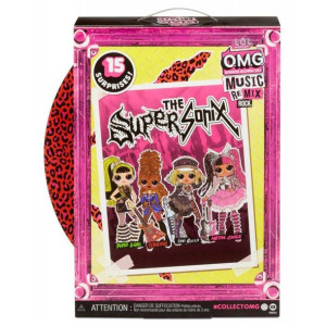 LOL Surprise OMG Remix Rock Ferocious lalka gitara