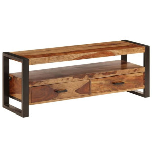 Szafka pod TV, 120x35x45 cm, lite drewno sheesham