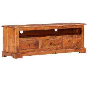 Szafka pod TV, 120x30x40 cm, lite drewno akacjowe