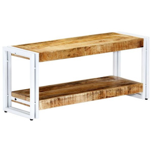 Szafka pod TV, 90x30x40 cm, lite drewno mango