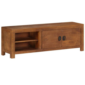Szafka pod TV z drewna mango, 120 x 40 x 30 cm