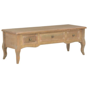 Szafka pod TV, brązowa, 100 x 35 x 35 cm, drewniana