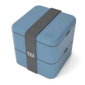 Monbento kwadratowy pojemnik na obiad MB Square Bento Box FR - denim