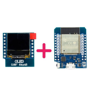 ESP32 D1 mini z wyświetlaczem OLED 0,66" Arduino