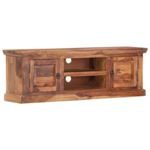 Szafka pod TV, 120x30x40 cm, lite drewno sheesham