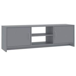 Szafka pod TV, szara, 120 x 30 x 37,5 cm, płyta wiórowa