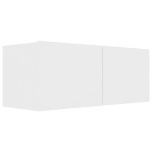 Szafka TV, biała, 80x30x30 cm, płyta wiórowa