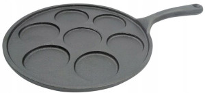 Patelnia Żeliwna Do Pancakes Jajek Naleśników 23cm