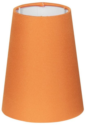 Abażur Cone Stożek (d-12,5 H-15)cm E14 Pomarańczowy