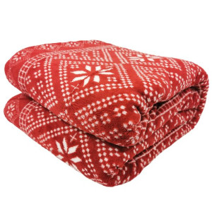 Koc Świąteczny Zimowy Narzuta 150x200 Snow Pled Novel Wz6