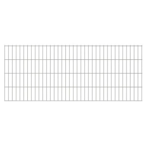 Panele ogrodzeniowe 2D, 2,008 x 0,83 m, 4 m, srebrne