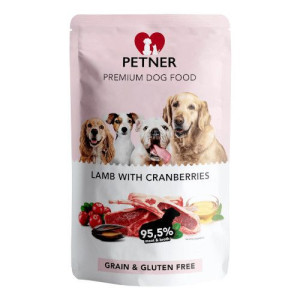 Petner jagnięcina z żurawiną 500g