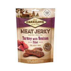 Carnilove Jerky Turkey with Venison Fillet 100g