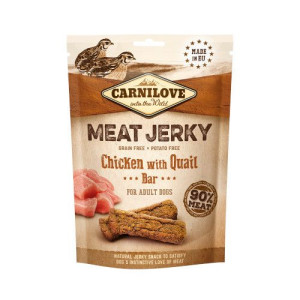 Carnilove Jerky Chicken with Quail Bar 100g