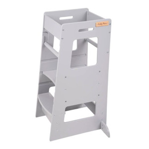 KiddyMoon ST-003 Mebel kitchen helper, szary