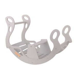 KiddyMoon Bujak dla dzieci WR-001 Zabawka na biegunach, grey