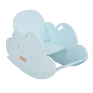 KiddyMoon Bujak AR-002 chmurka Zabawka na biegunach, niebieski