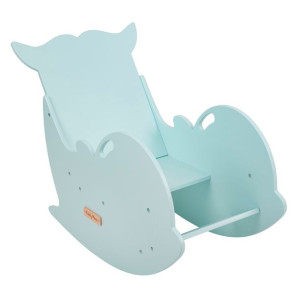KiddyMoon Bujak AR-001 delfin Zabawka na biegunach, miętowy