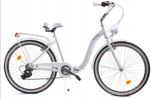Rower Dallas Składak Alu 28" 7spd - biały