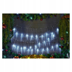 Łańcuch Świetlny Led Sople Lodu Zimne 31 V 4m Ip44