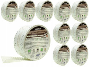 Sime Tapes Taśma Amerykańska Narożnikowa 25mb/50mm 10 Sztuk